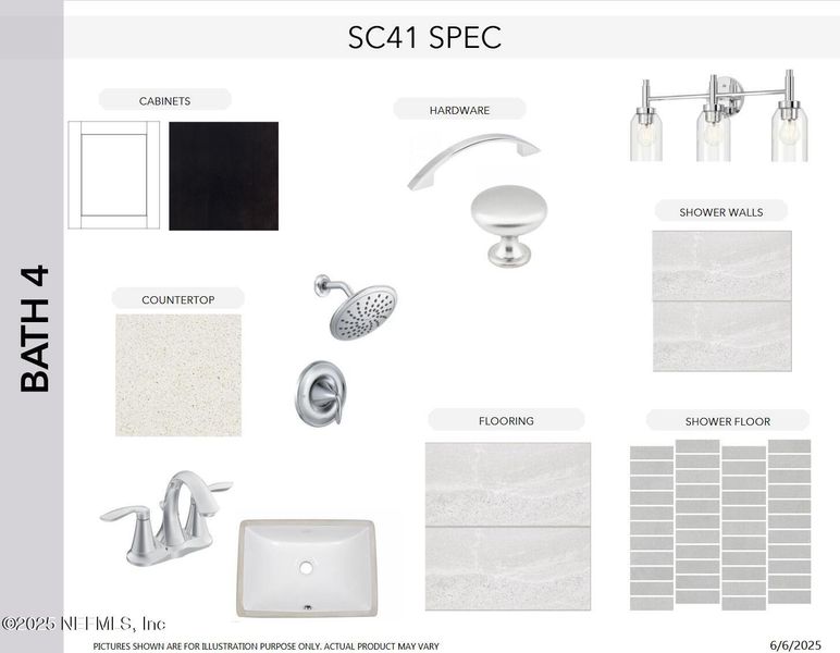 Sample of building materials used in homes in SilverLeaf, St. Augustine (Image 13).