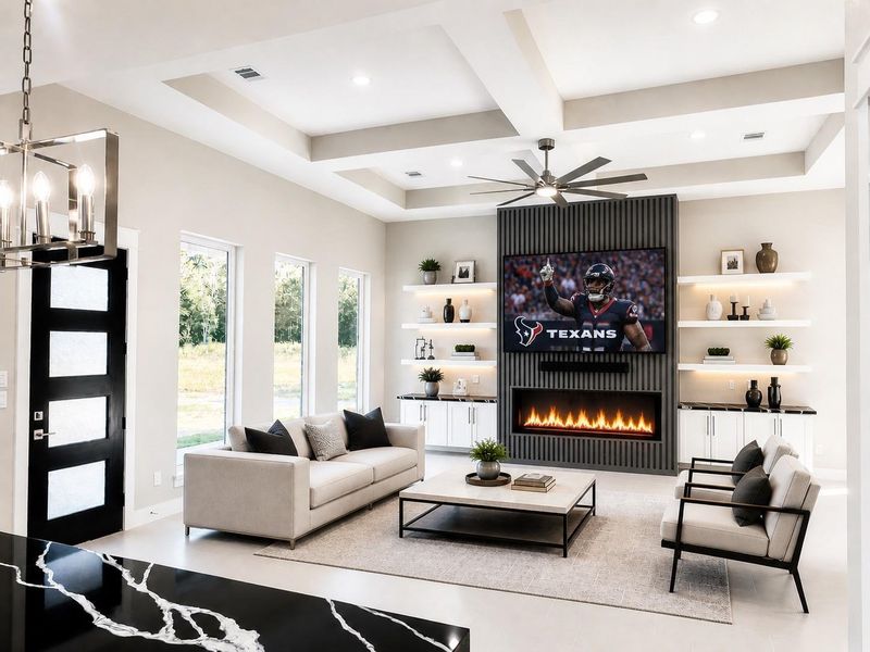 Furnished interior view inside a new home in , Dayton (Image 12).