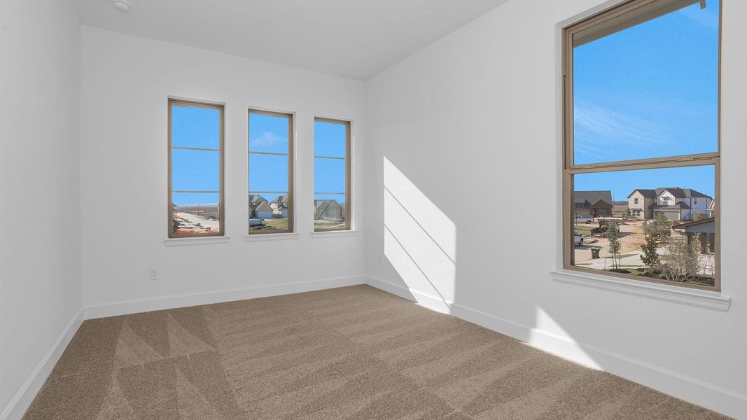 Spacious, unfurnished interior of a new home in Austin Point 60', Richmond (Image 16).