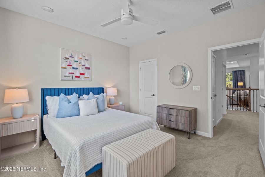 Furnished interior view inside a new home in , Palm Coast (Image 27).