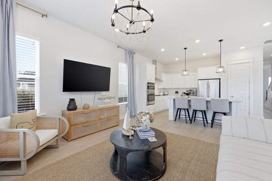 Furnished interior view inside a new home in Carnes Crossroads, Summerville (Image 11).
