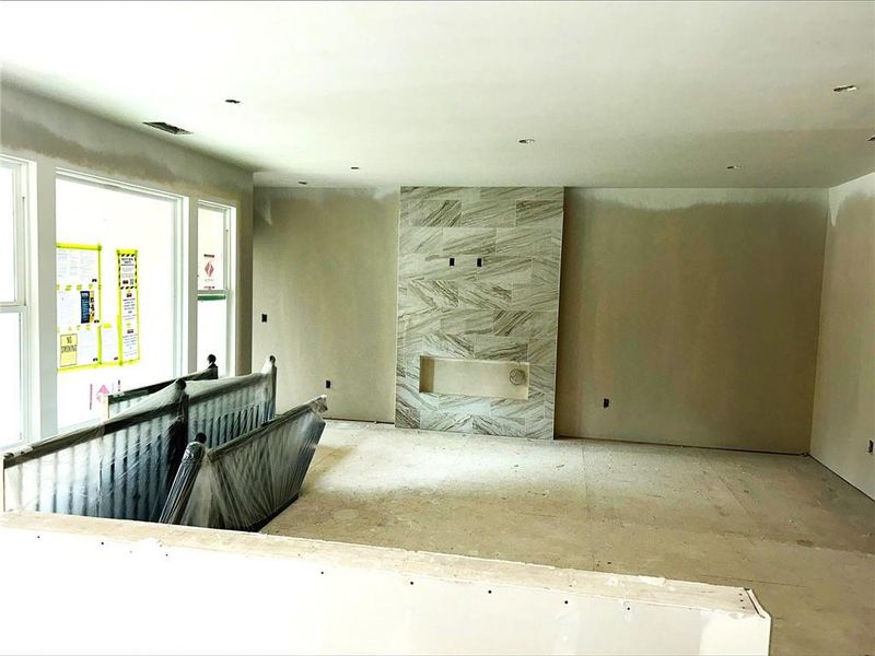 In-progress construction of a new home in The Reserve At Liberty Park, Braselton, GA (Image 8).