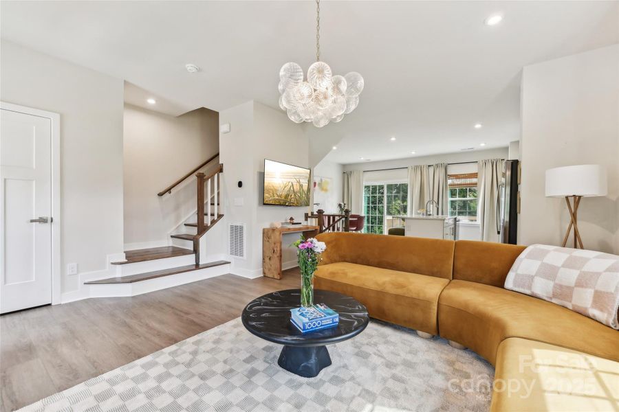 Furnished interior view inside a new home in Villages at Beachmont, Charlotte (Image 7).