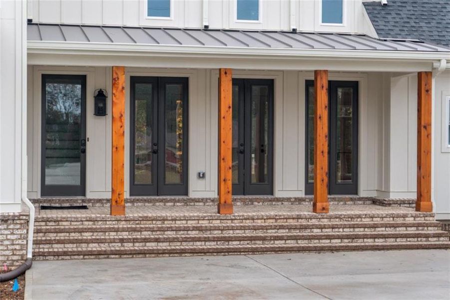 Exterior details and patio area of a home in , Woodstock (Image 3).