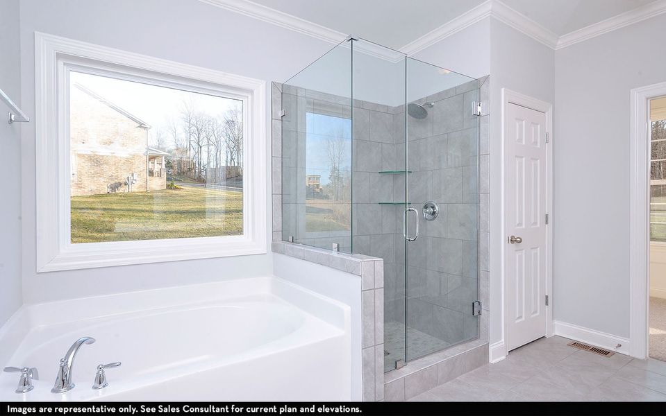 Furnished interior view inside a new home in Aden Woods, Nashville (Image 7).