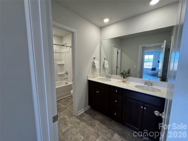 Furnished interior view inside a new home in McFarland Estates, York (Image 9).