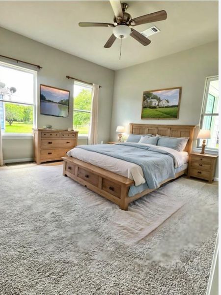 Virtually Staged Pic of Primary Bedroom Virtually Staged Pic of Primary Bedroom