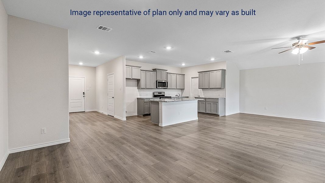 Representative furnished interior of a home built from the Holden by D.R. Horton in King's Landing, Corpus Christi (Image 13). Representative furnished interior of a home built from the Holden by D.R. Horton in King's Landing, Corpus Christi (Image 13).