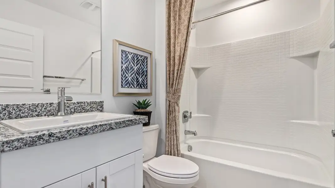 Furnished interior view inside a new home in Hanson Ridge, Vail (Image 37). Furnished interior view inside a new home in Hanson Ridge, Vail (Image 37).