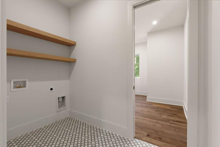 Spacious, unfurnished interior of a new home in Aster, Roswell (Image 57).