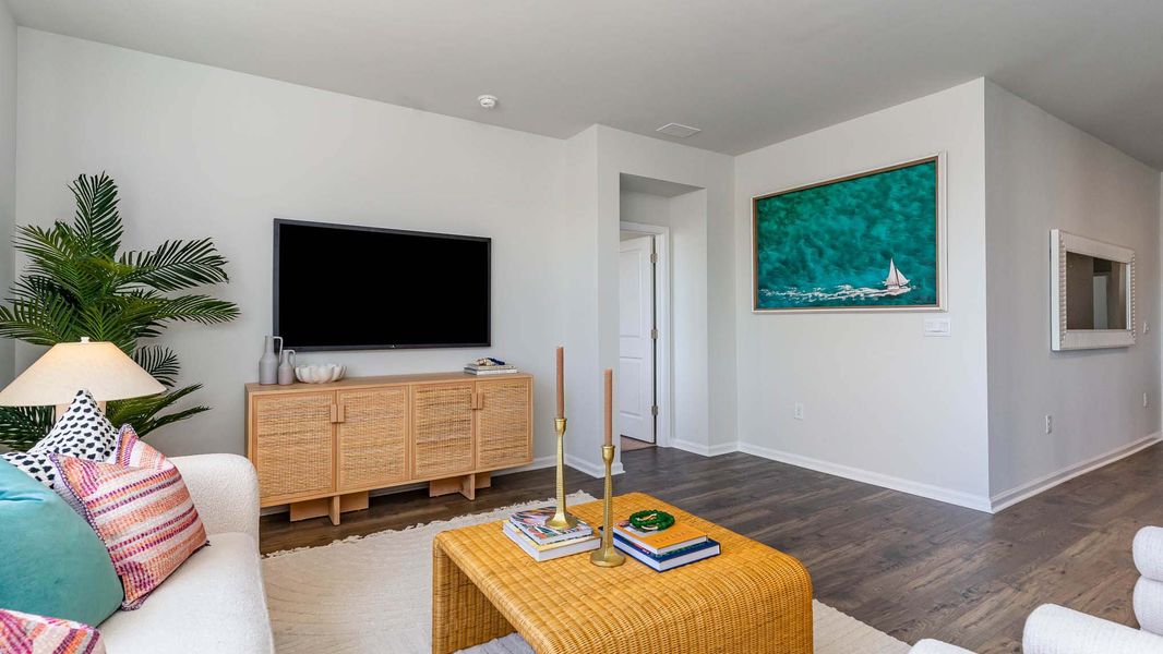 Representative furnished interior of a home built from the CALI by D.R. Horton in Sandridge Park, Little River (Image 17).