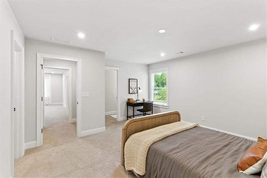 Furnished interior view inside a new home in Ford Landing, Acworth (Image 17).