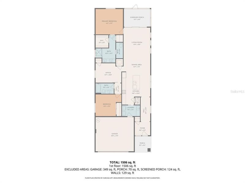 2D floor plan layout of this home in Del Webb Stone Creek, Ocala, FL (Image 5). 2D floor plan layout of this home in Del Webb Stone Creek, Ocala, FL (Image 5).