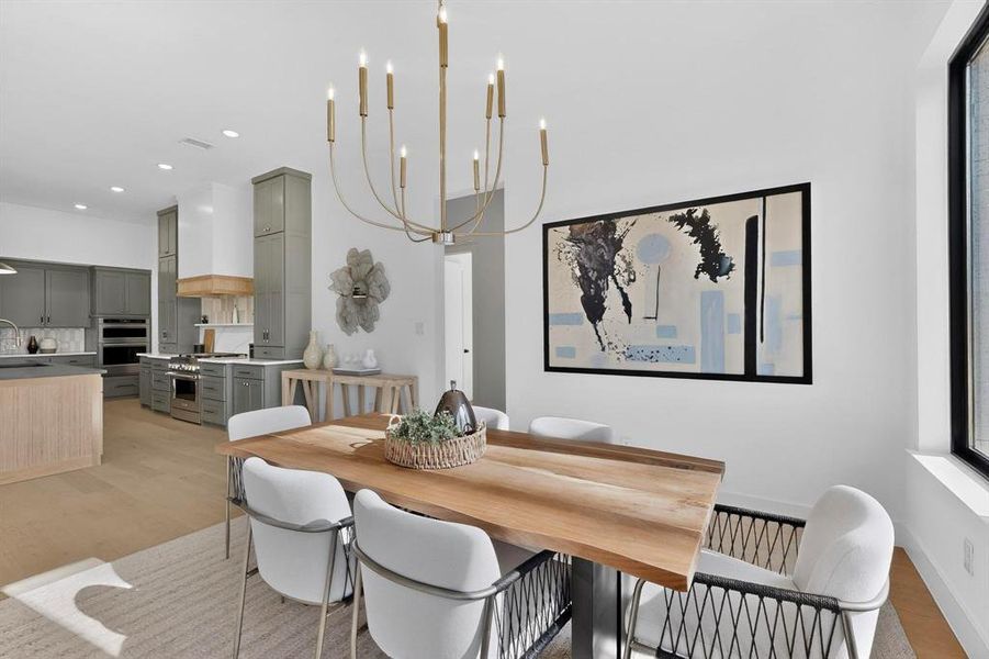 Easy to enjoy nature from inside the comfort of the home.