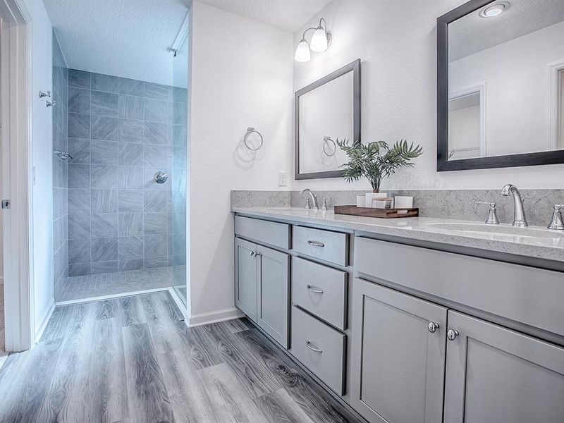 Furnished interior view inside a new home in , The Villages (Image 20).