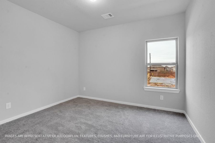 Spacious, unfurnished interior of a new home in Canterra Creek  60', Iowa Colony (Image 21).