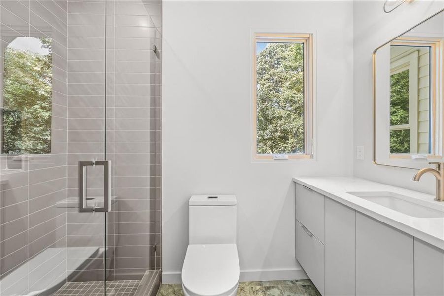 Furnished interior view inside a new home in , Atlanta (Image 7).