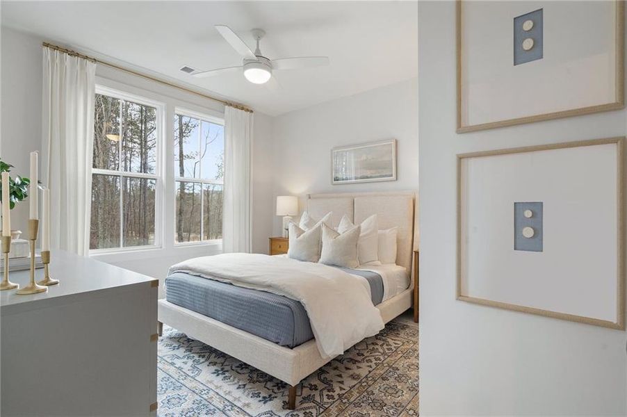 Furnished interior view inside a new home in , Alpharetta (Image 16).