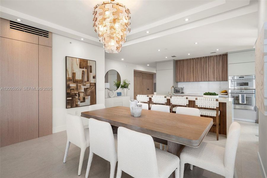 Furnished interior view inside a new home in , Miami (Image 11).