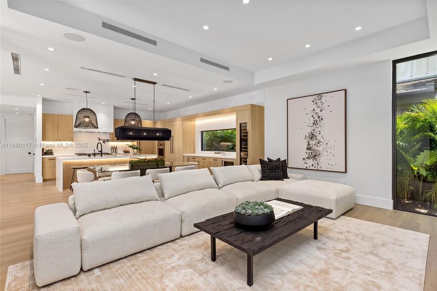 Furnished interior view inside a new home in , Miami (Image 66).