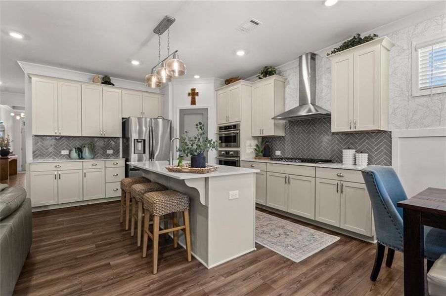 Furnished interior view inside a new home in , Canton (Image 11).