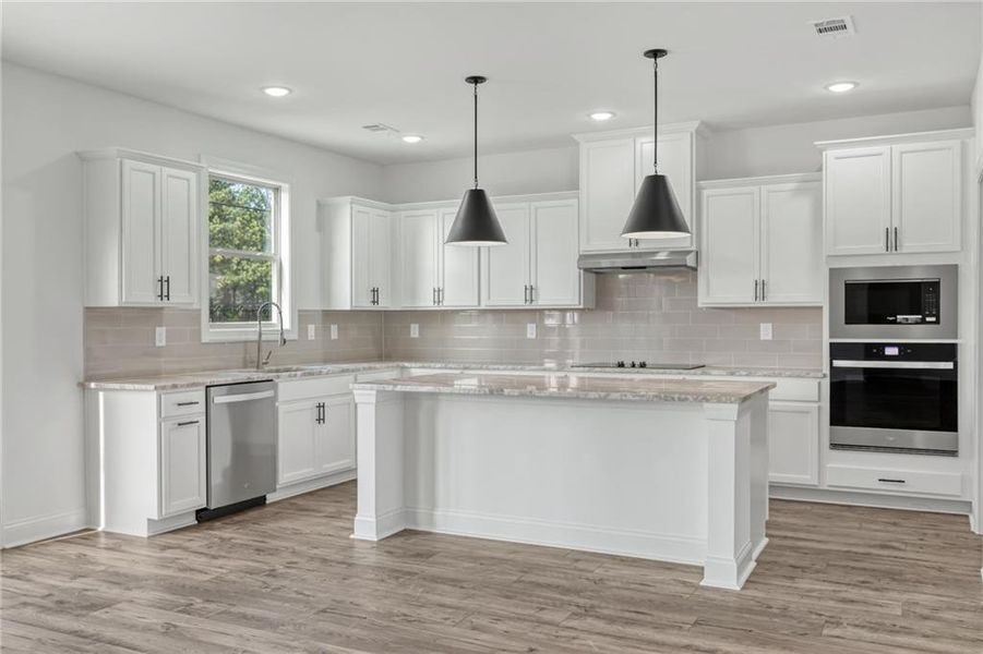 Furnished interior view inside a new home in , Buford (Image 4).