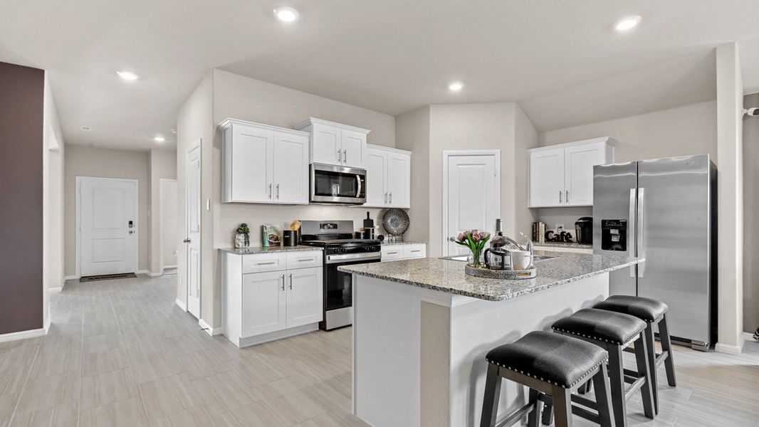 Furnished interior view inside a new home in Longhorn Estates, Fort Worth (Image 4).