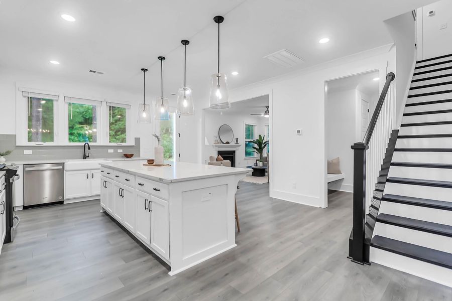 Furnished interior view inside a new home in , Summerville (Image 17).