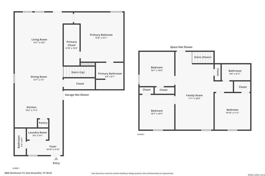2D floor plan layout of this home in , New Braunfels, TX (Image 3). 2D floor plan layout of this home in , New Braunfels, TX (Image 3).