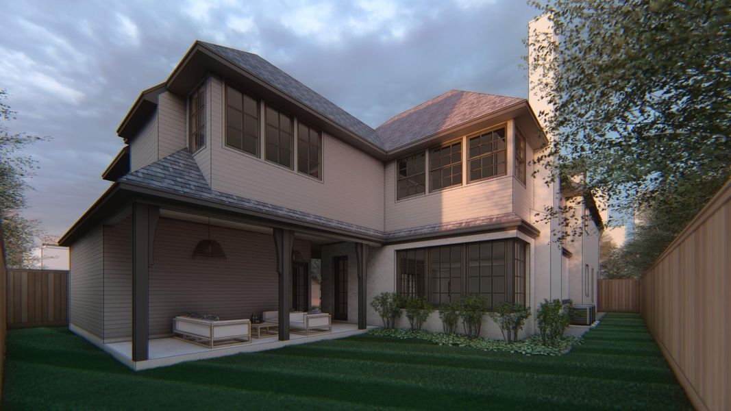 The rear of the home continues the theme of privacy and sanctuary and has a large covered loggia with an outdoor kitchen and room for a pool! The rear of the home continues the theme of privacy and sanctuary and has a large covered loggia with an outdoor kitchen and room for a pool!