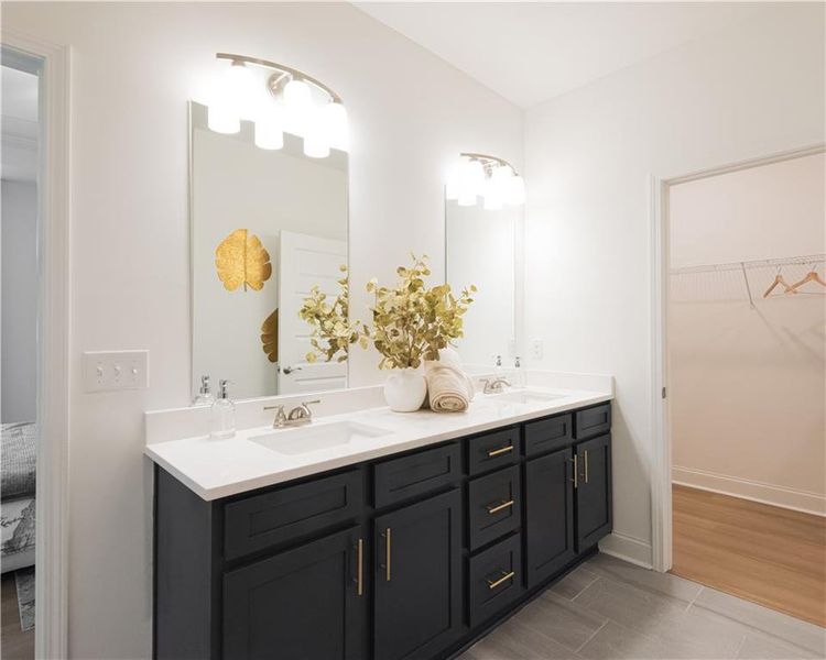 Furnished interior view inside a new home in Cooper's Walk, Loganville (Image 28).