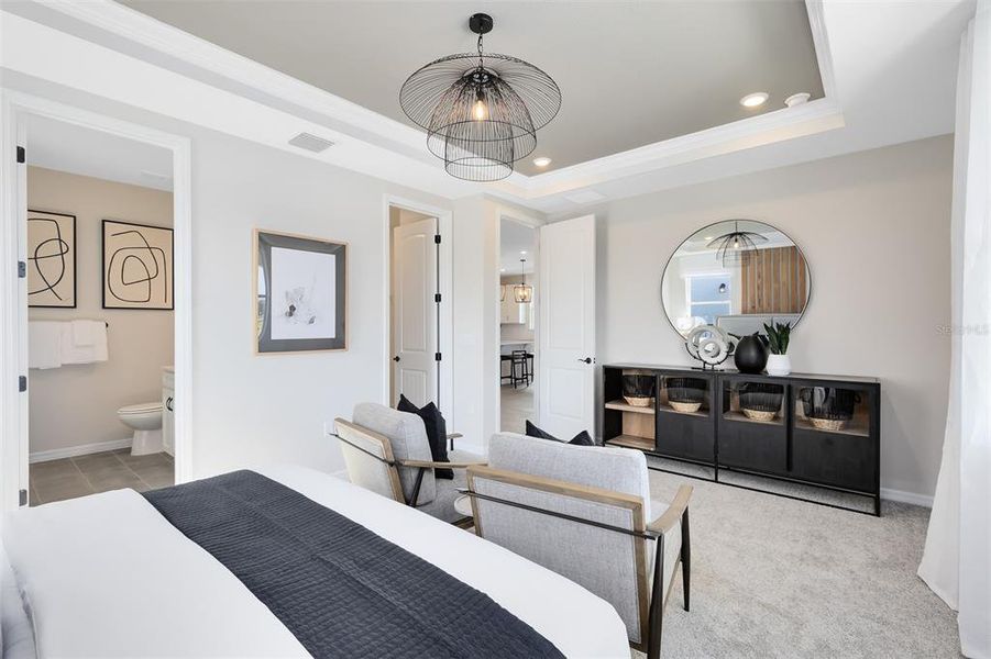 Furnished interior view inside a new home in Bridgewalk, St. Cloud (Image 16).