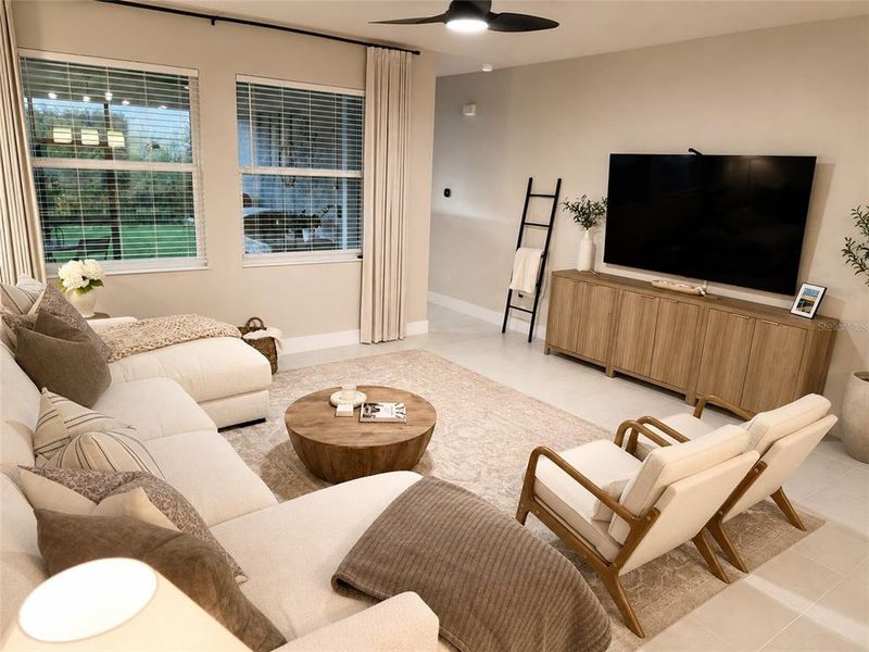 Furnished interior view inside a new home in , Wesley Chapel (Image 17). Furnished interior view inside a new home in , Wesley Chapel (Image 17).