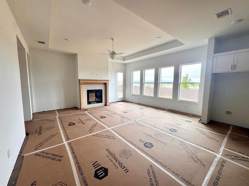 Family Room Construction Progress