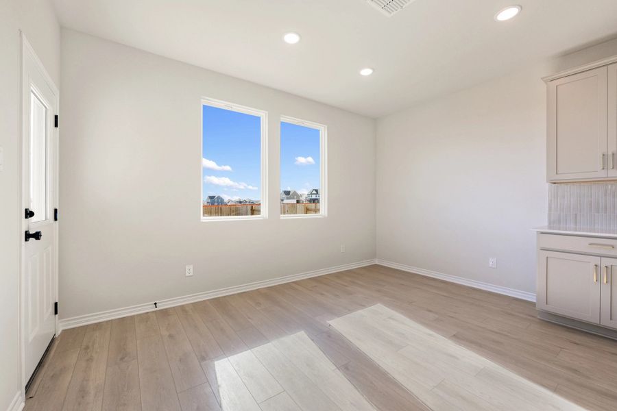 Spacious, unfurnished interior of a new home in The Homestead at Lariat, Liberty Hill (Image 43).