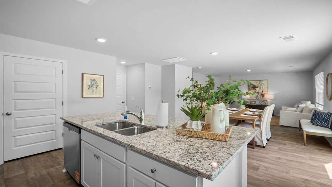 Furnished interior view inside a new home in The Pines at New Hampstead, Savannah (Image 11).