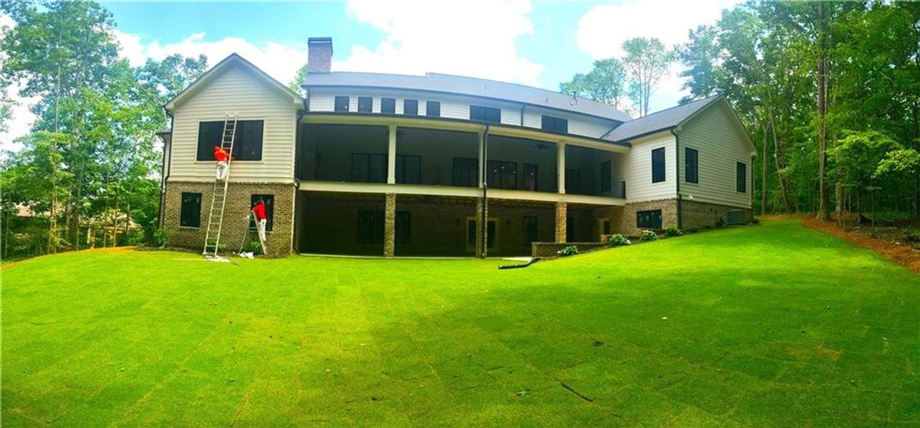 Exterior details and patio area of a home in , Ball Ground (Image 18). Exterior details and patio area of a home in , Ball Ground (Image 18).