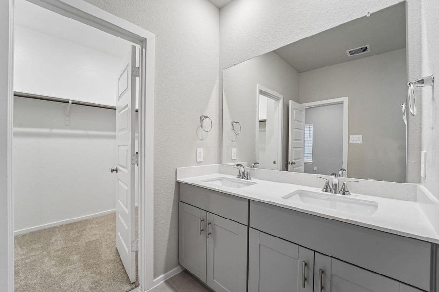 Furnished interior view inside a new home in Pinewood Trails - City Series, Atascocita (Image 8).