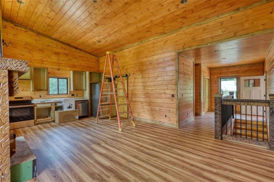 In-progress construction of a new home in , Blue Ridge, GA (Image 33).