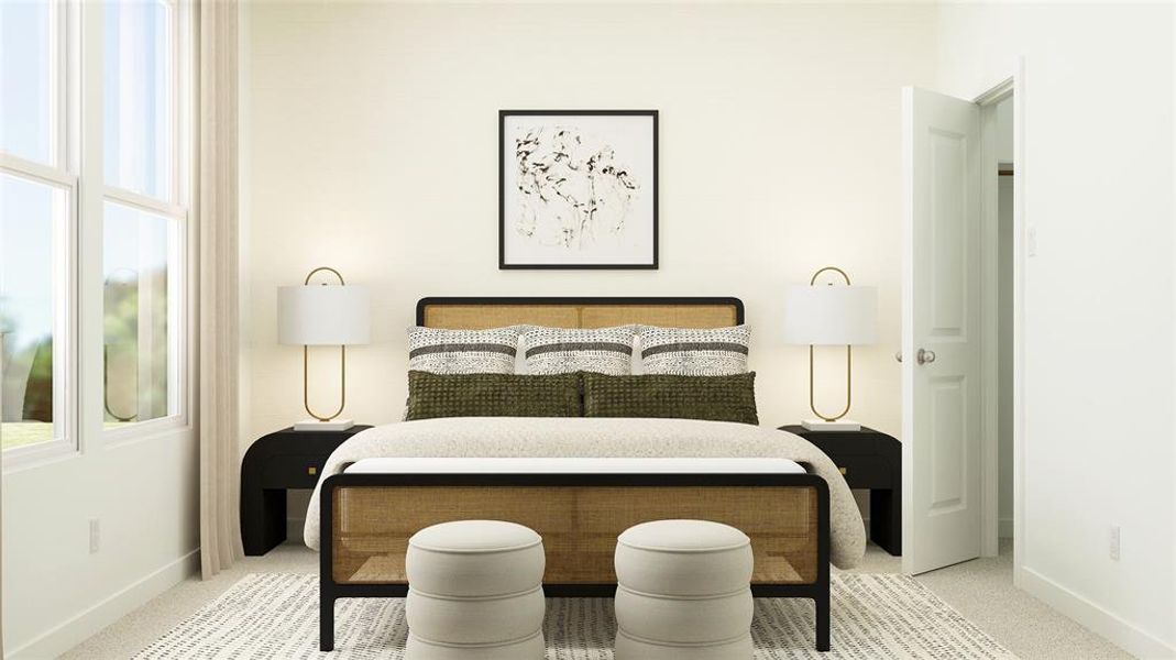 Furnished interior view inside a new home in Shaded Tree, McKinney (Image 12).