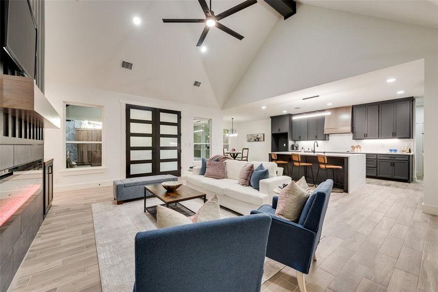Furnished interior view inside a new home in , Fort Worth (Image 3).