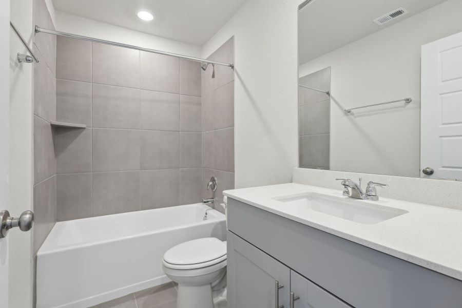 Photo is not of the actual home, but is an inspirational photo of builder’s model home and may depict options, furnishings, and/or decorator features that are not included