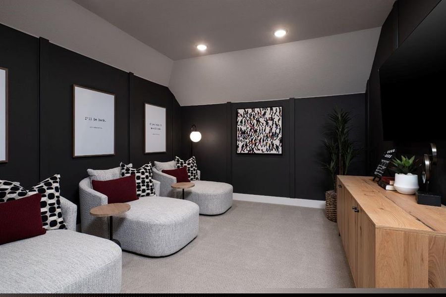 Furnished interior view inside a new home in Inspiration Collection at View at the Reserve, Mansfield (Image 25).