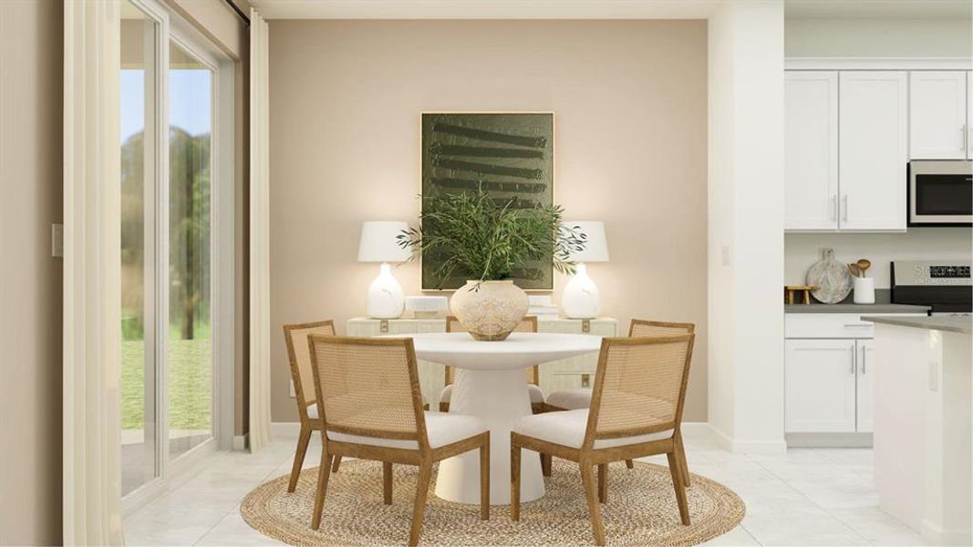 Furnished interior view inside a new home in Meadow Pointe, Groveland (Image 7).