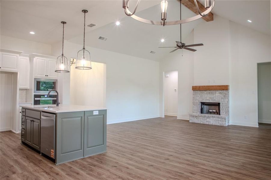 Furnished interior view inside a new home in , Poolville (Image 5).