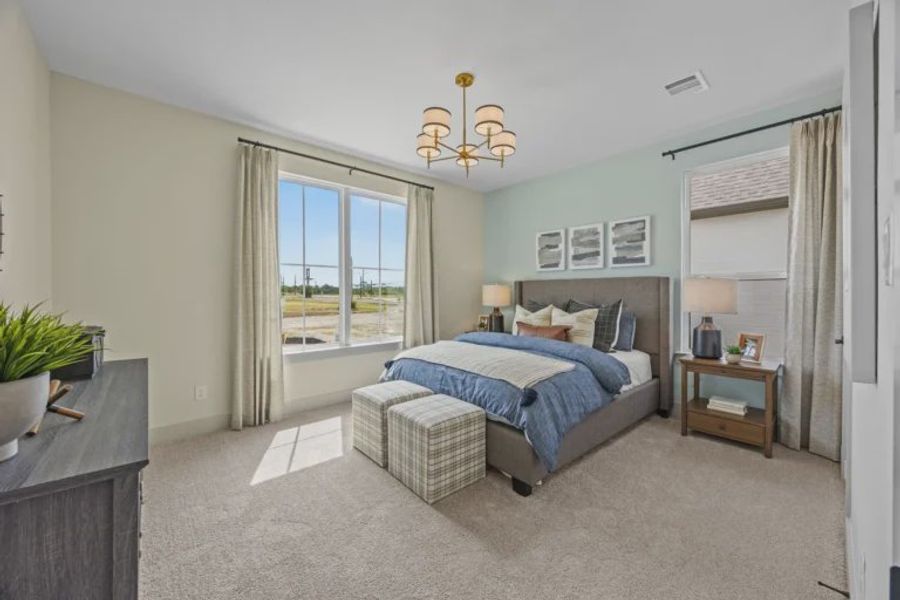 Furnished interior view inside a new home in Uptown Celina, Celina (Image 25).