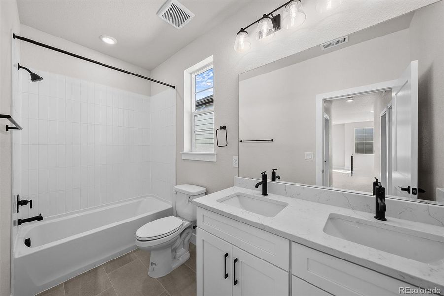 Furnished interior view inside a new home in , Littleton (Image 11).