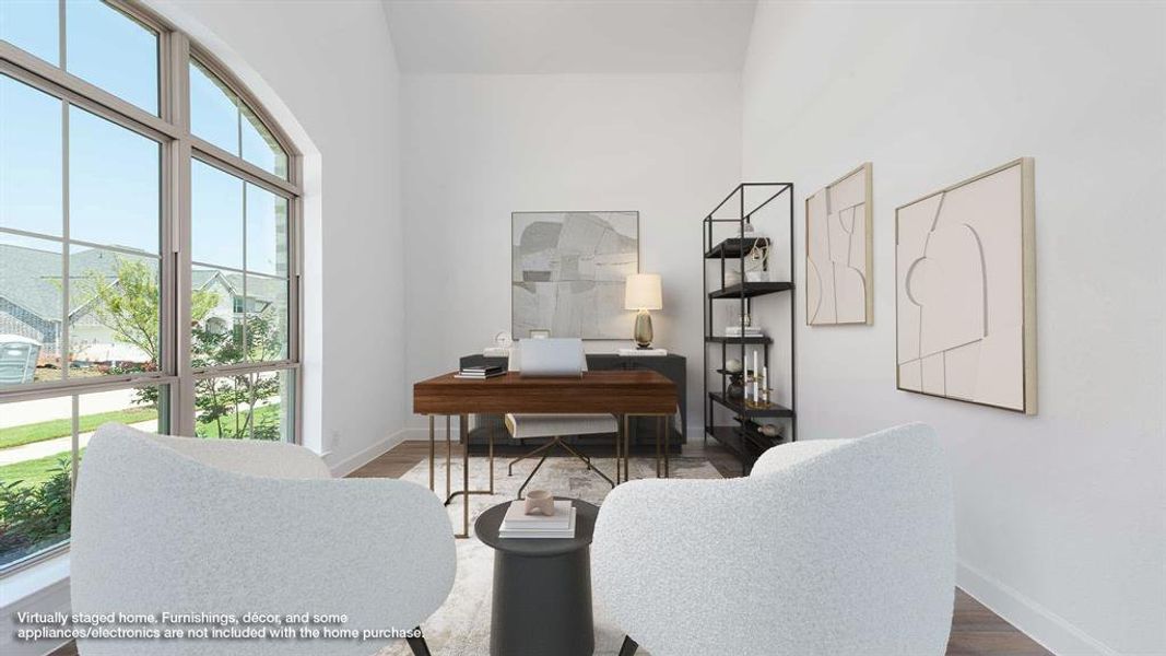 Furnished interior view inside a new home in North Sky 55', Celina (Image 14).