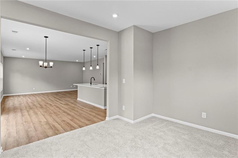 Spacious, unfurnished interior of a new home in Sage Woods, Dallas (Image 18).
