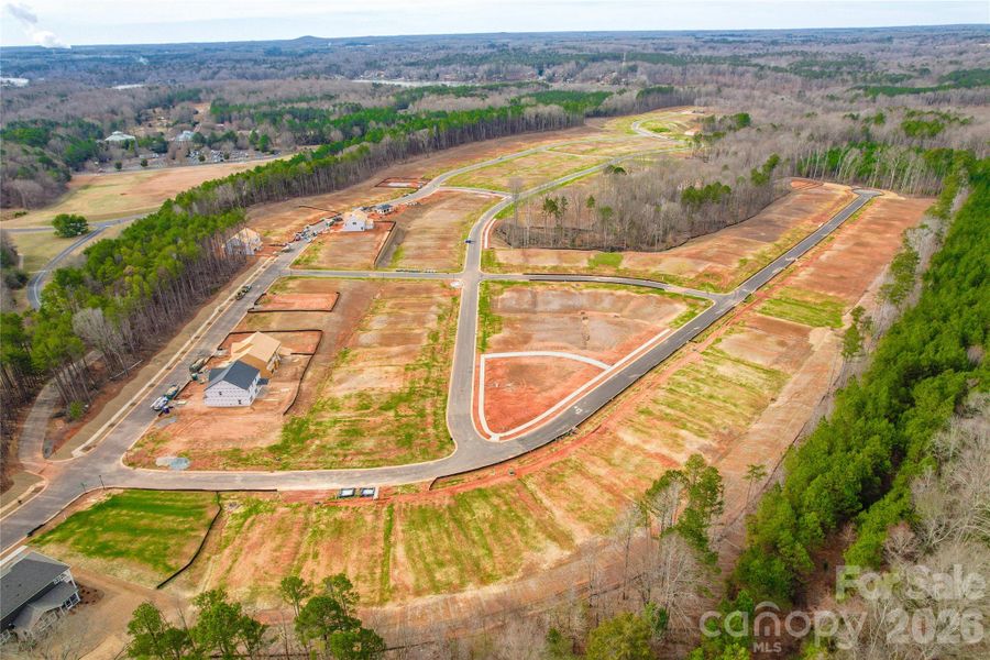 Site preparation for new homesites in Michaux Gardens, Belmont (Image 38).